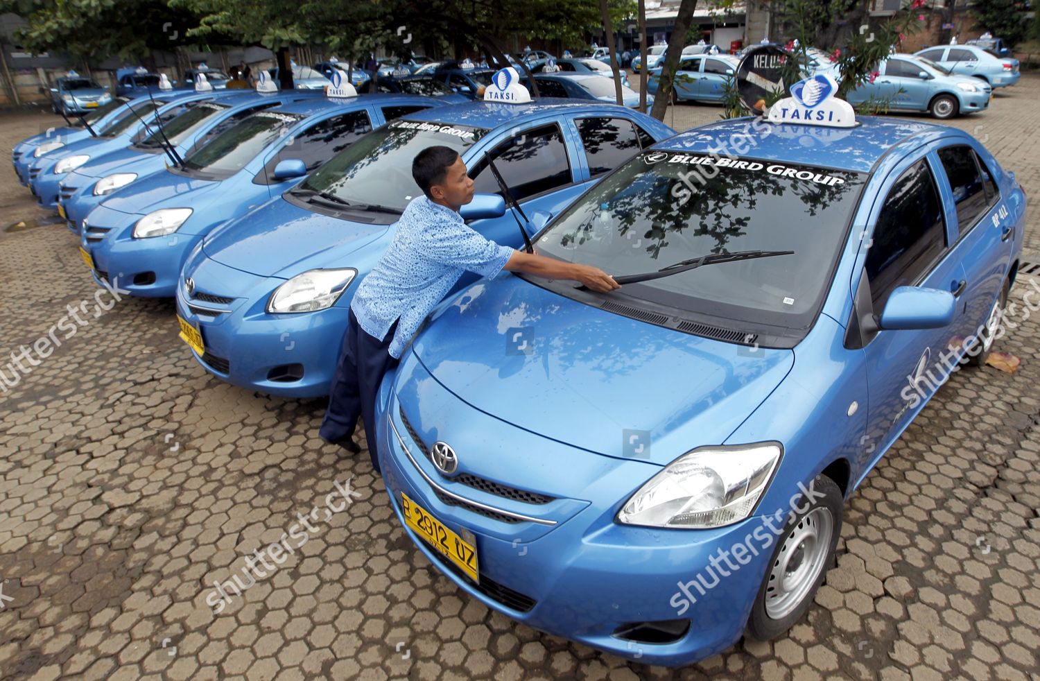 Indonesian Taxi Driver Prepares His Japanese Editorial Stock Photo