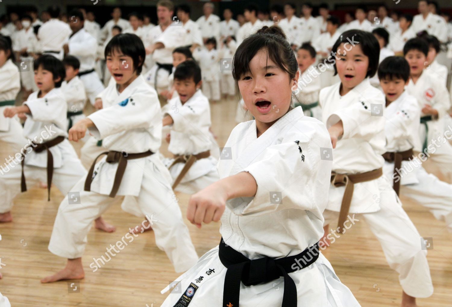 Girls Show Their Karate Skills After Editorial Stock Photo Stock Image Shutterstock