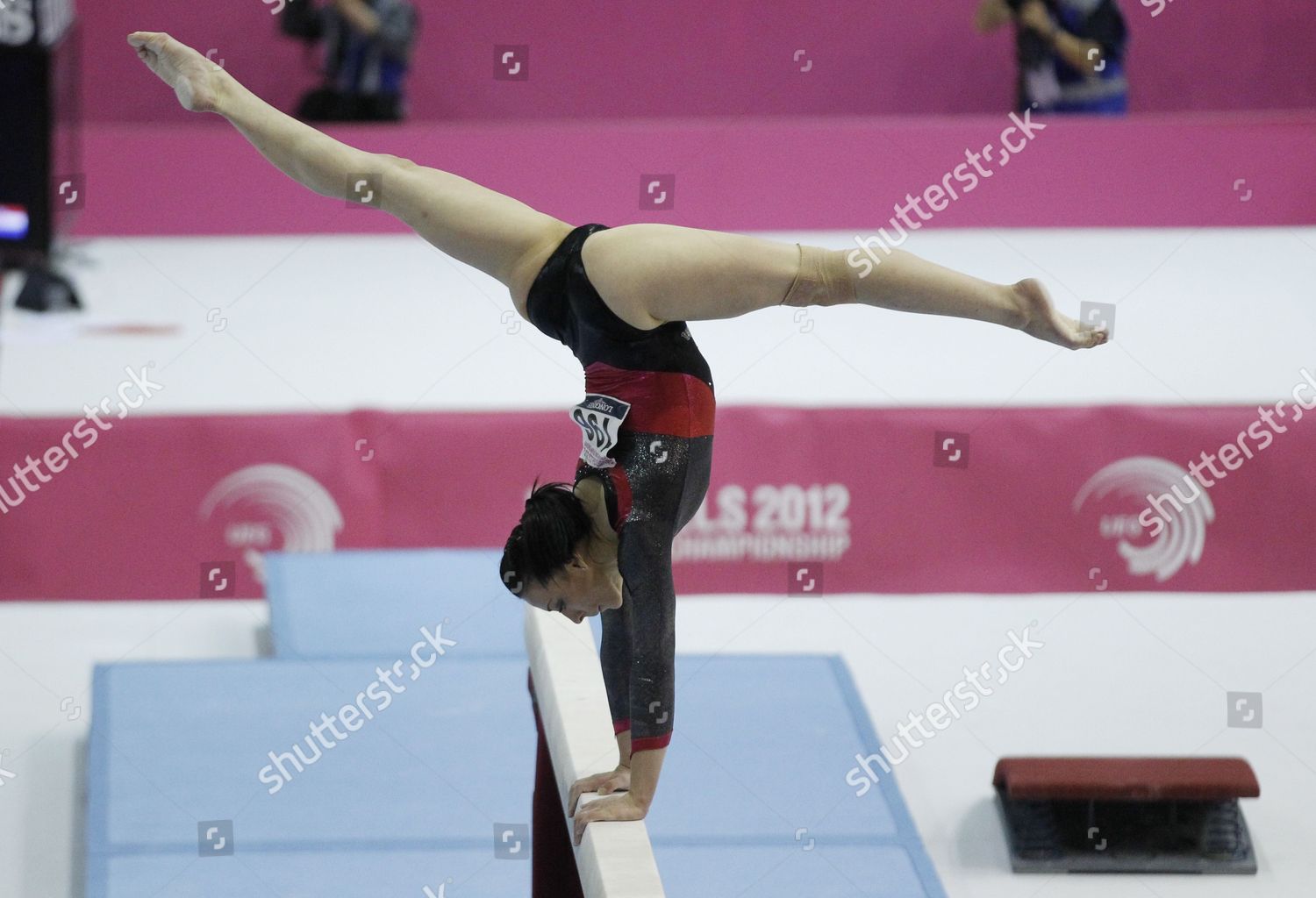 Romanian Catalina Ponor Competes On Beam Editorial Stock Photo Stock Image Shutterstock