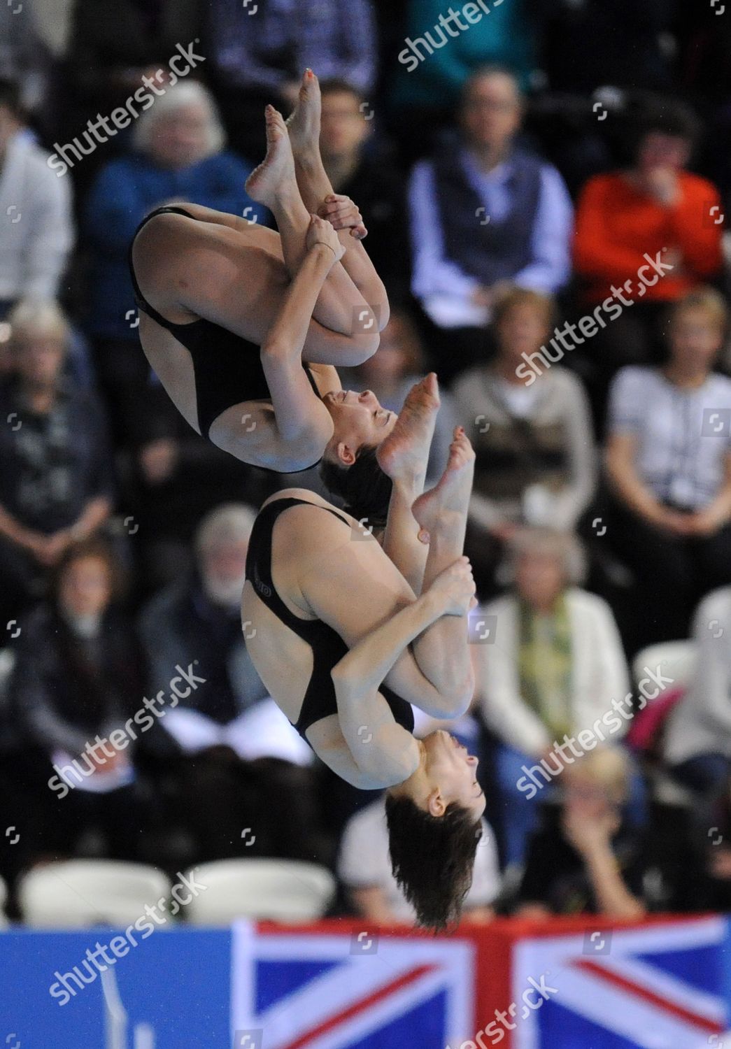 Romanian Divers Mara Elena Aiacoboae Maria Editorial Stock Photo