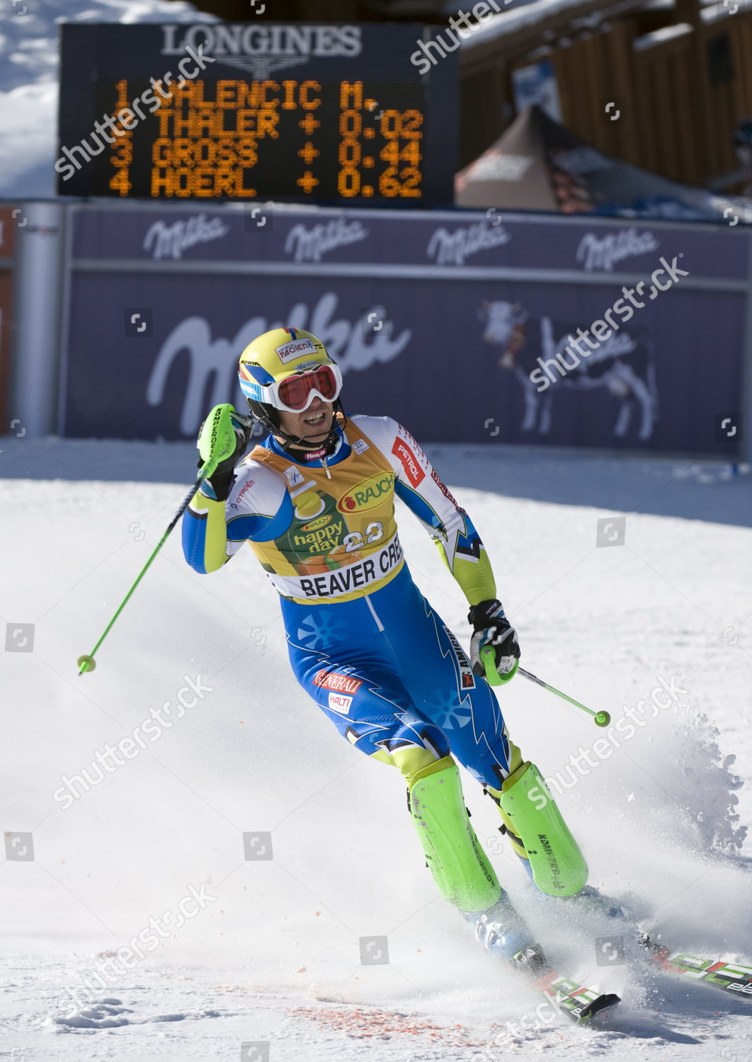 Mitja Valencic Slovenia Reacts Finish Area Editorial Stock Photo ...