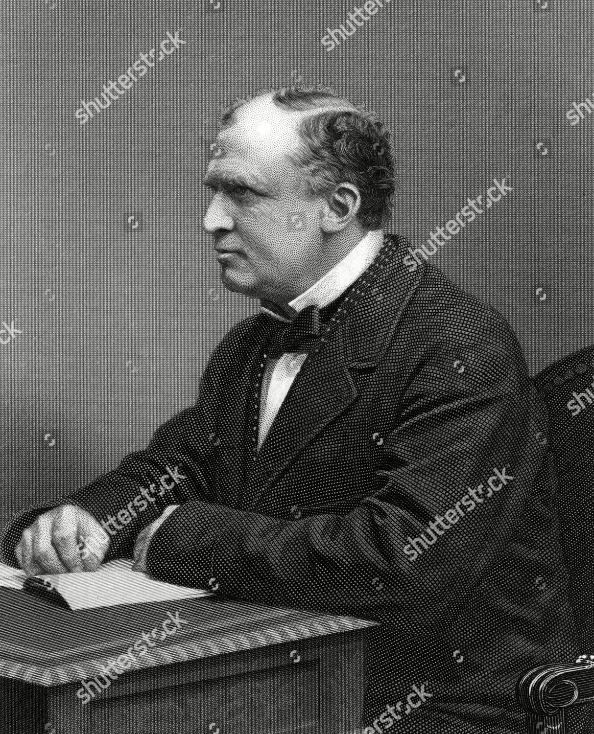 Edward Stanley 15th Earl Derby Statesman Editorial Stock Photo - Stock ...