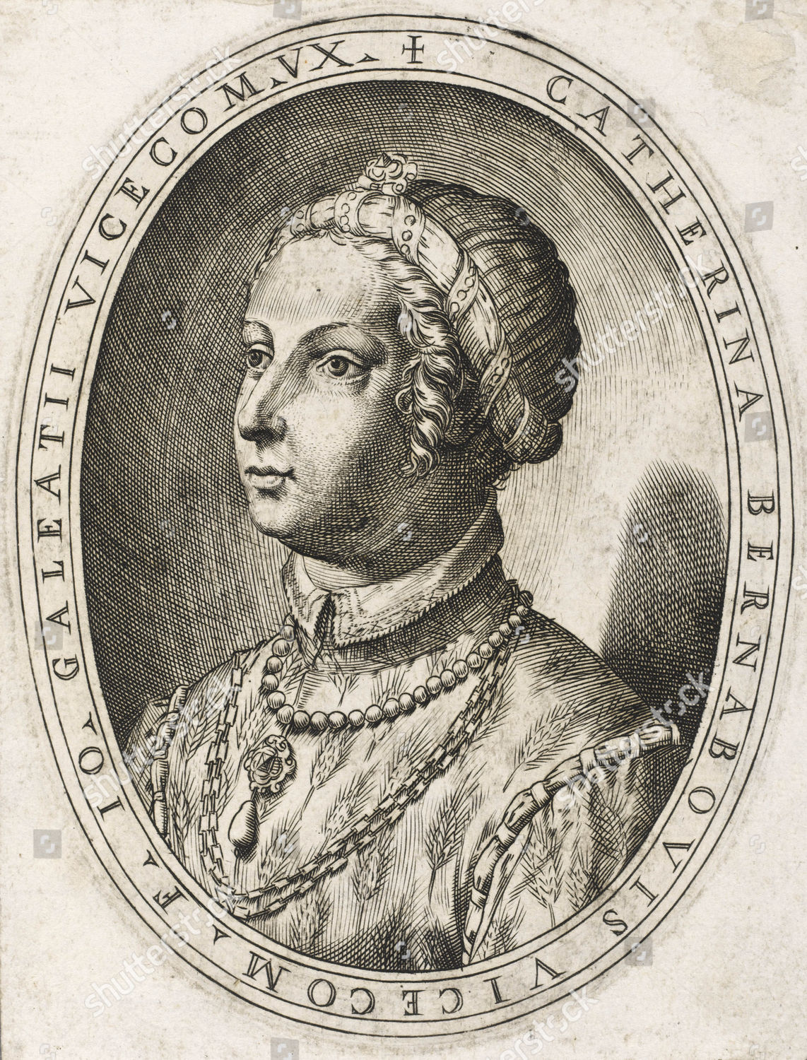 Catherina Sforza Wife Giovanni Maria Sforza Editorial Stock Photo ...