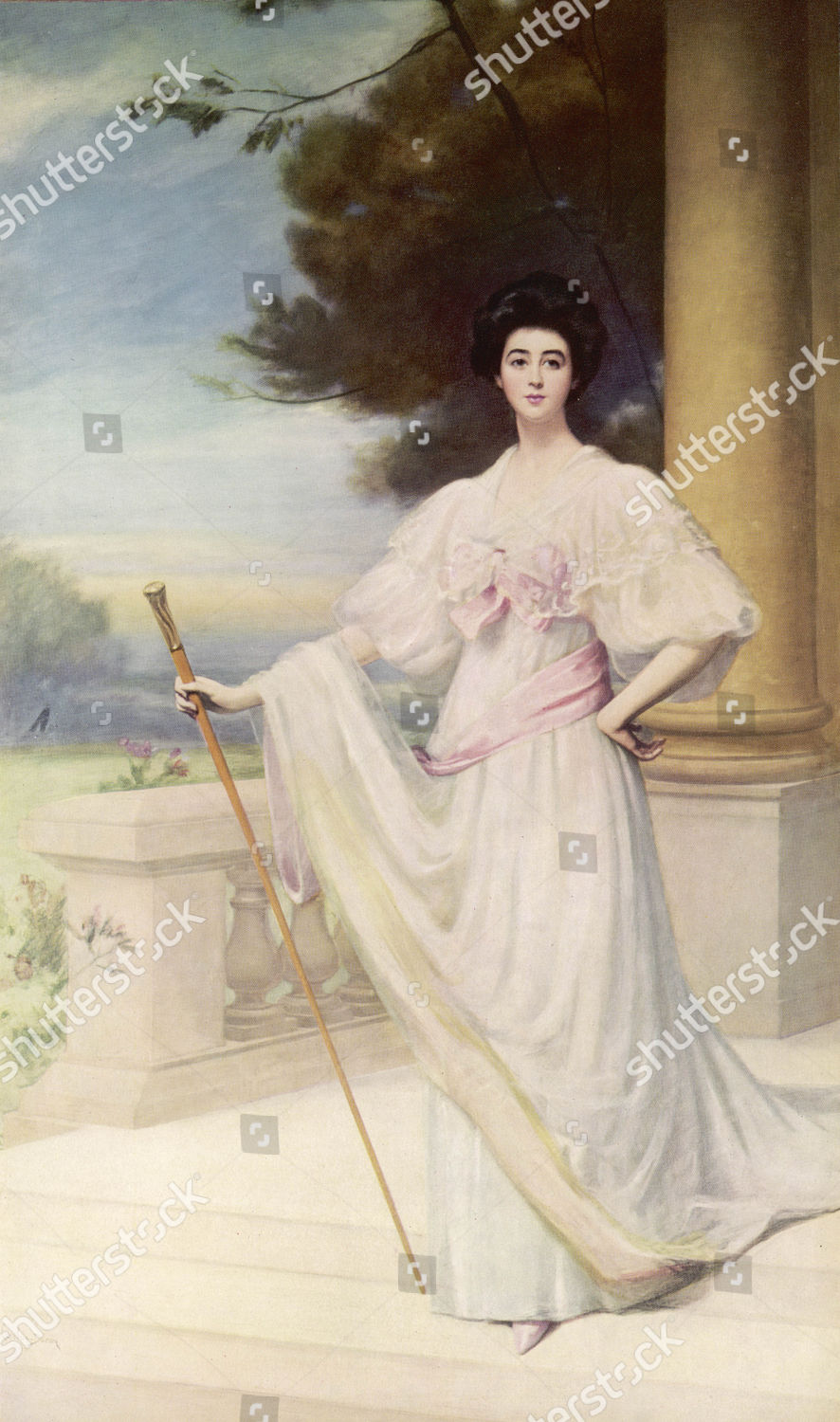 Portrait Consuelo Vanderbilt 1877 1964 American Editorial Stock Photo