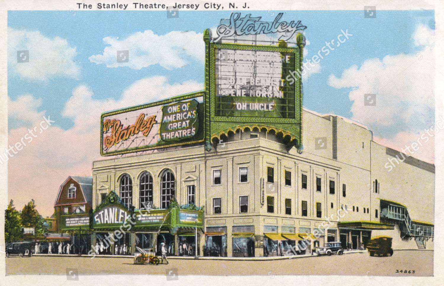 Stanley Theatre Jersey City New Jersey Editorial Stock Photo Stock