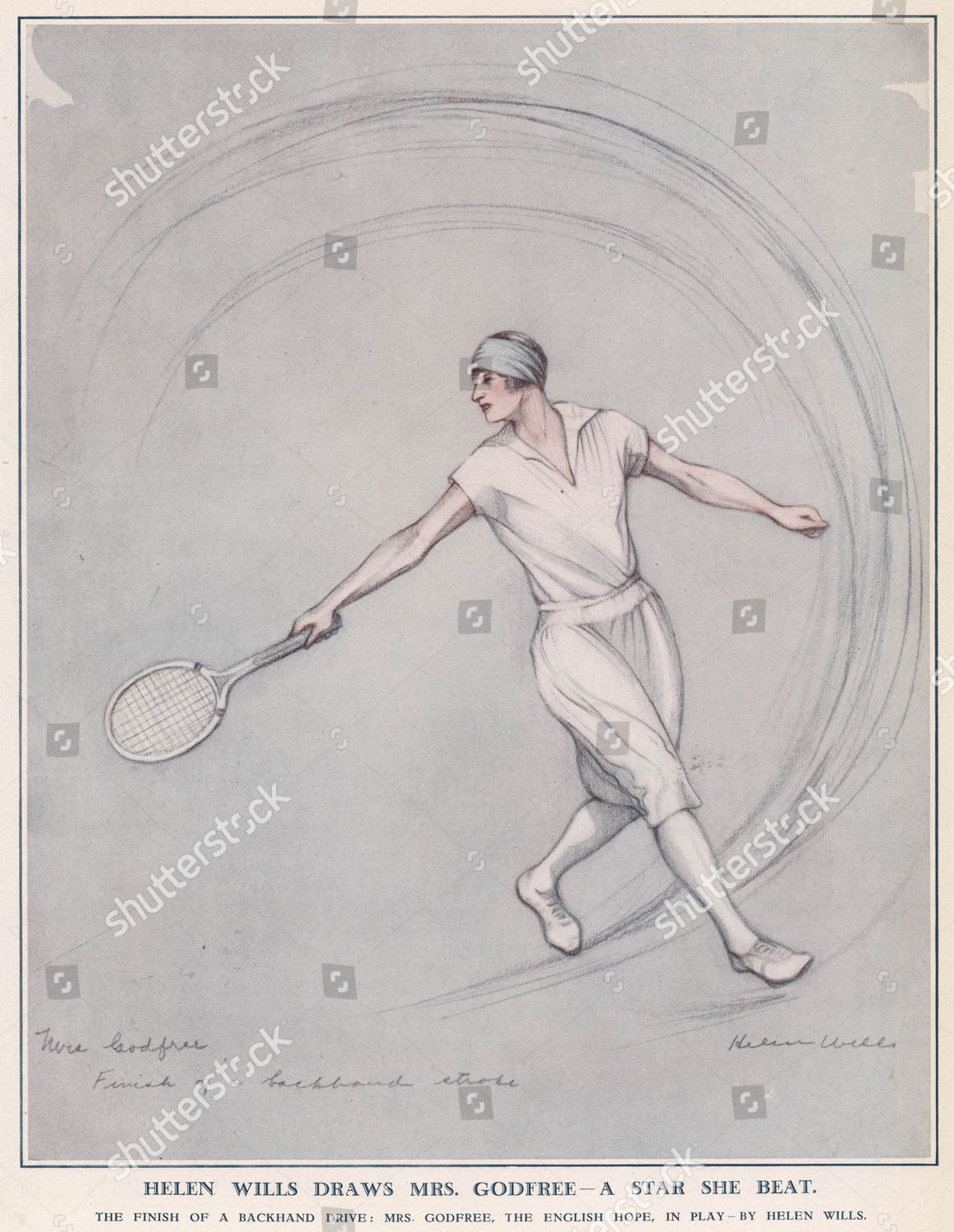 Depiction Mrs Kitty Godfree Nee Mckane Editorial Stock Photo Stock