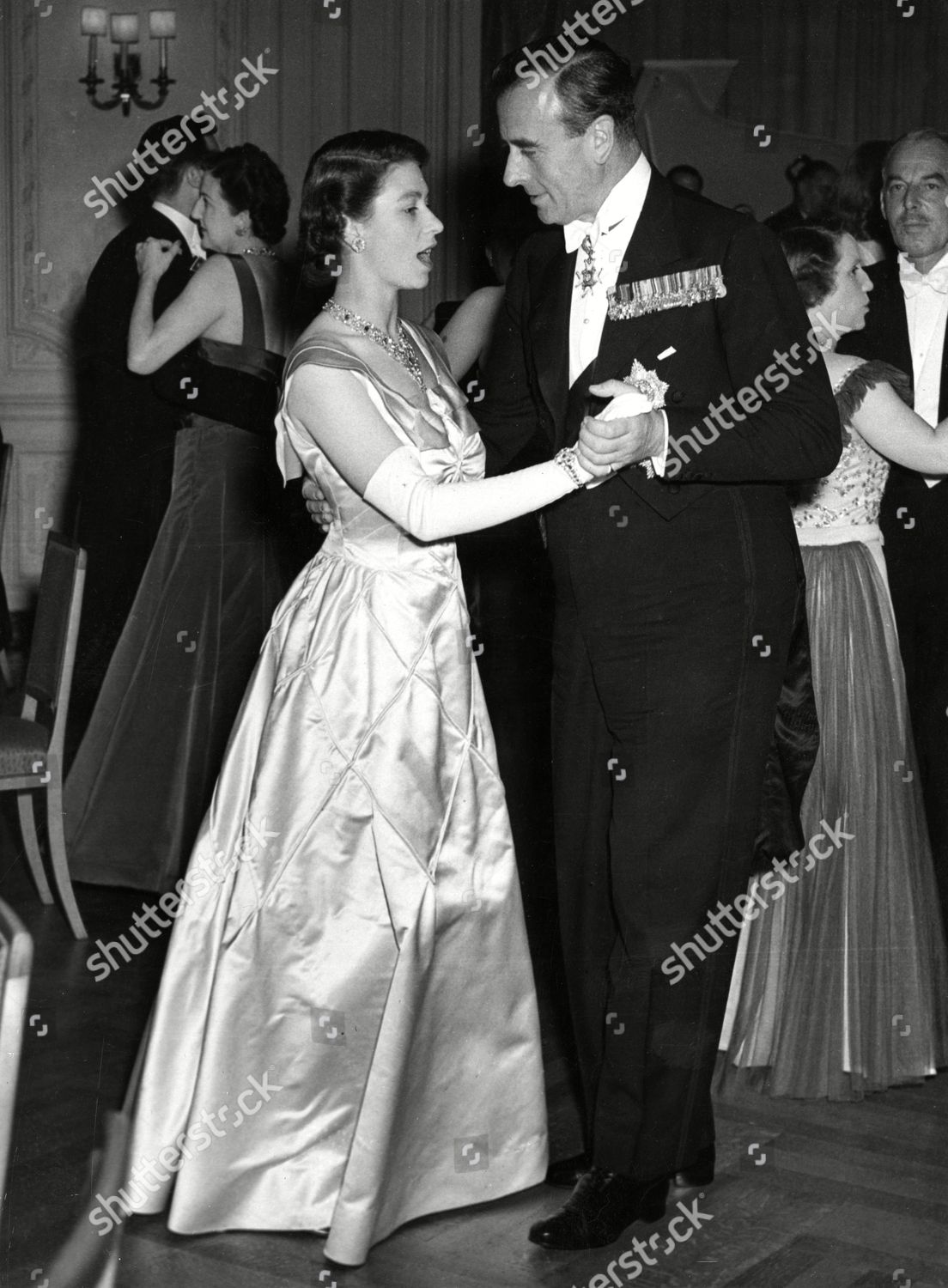 PRINCESS ELIZABETH QUEEN II DANCING LORD Editorial Stock Photo - Stock ...