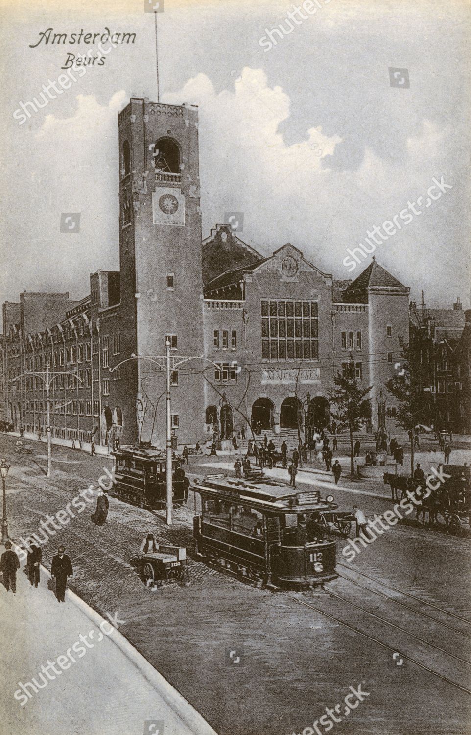 Amsterdam Netherlands Beurs Van Berlage On Damrak Foto Editorial En Stock Imagen En Stock Shutterstock