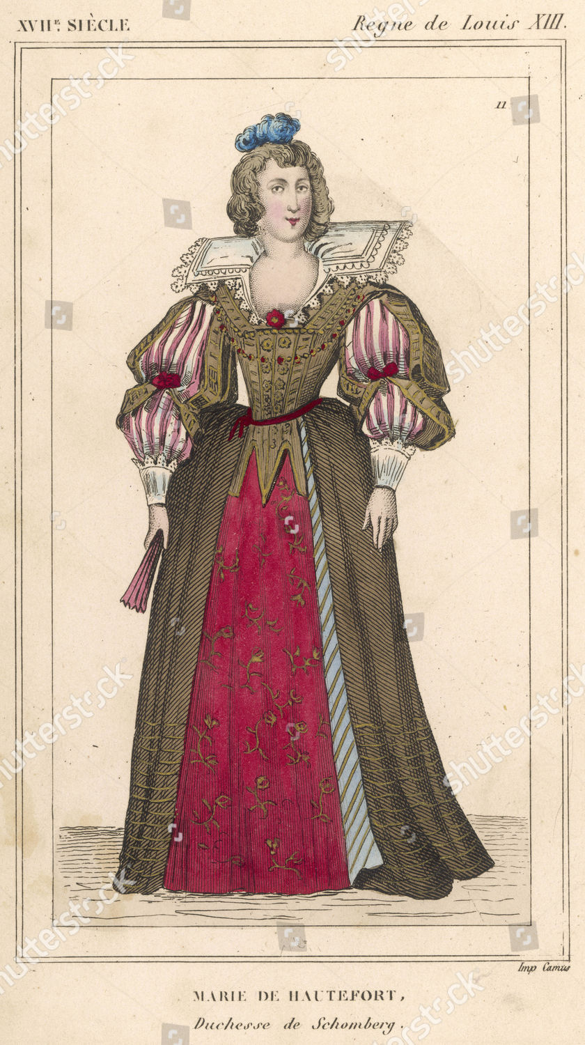 Marie De Hautefort Duchess Schomberg Member Editorial Stock Photo ...