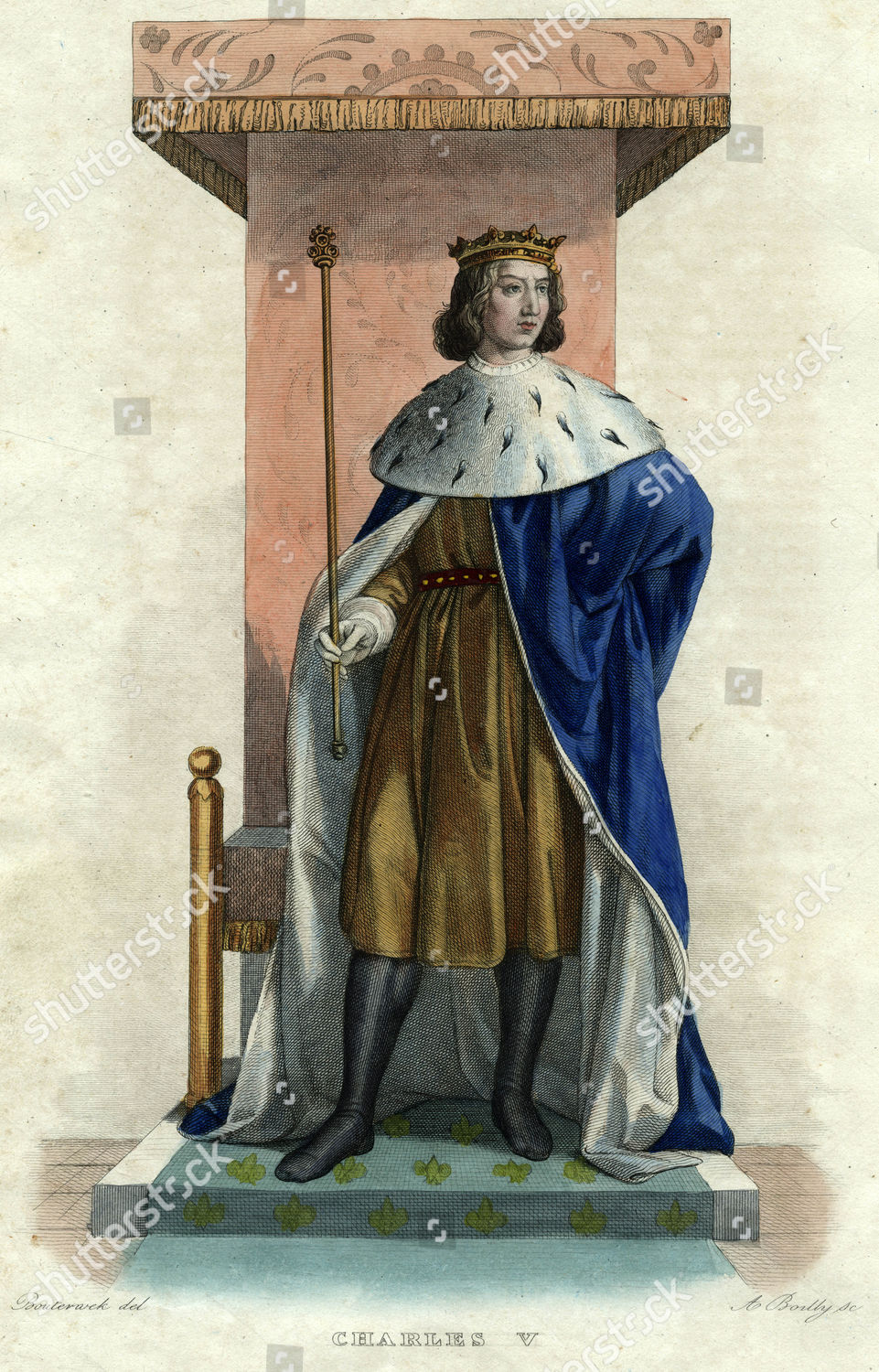 Charles V France Known Charles Le Sage Editorial Stock Photo - 