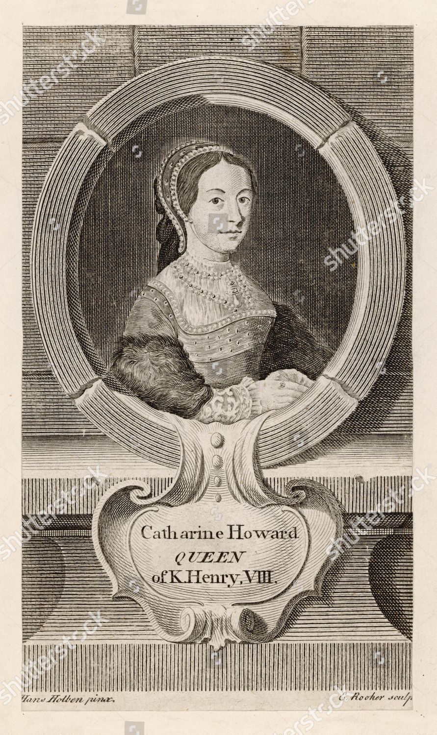 Catherine Howard Fifth Wife Henry Viii Editorial Stock Photo - Stock ...