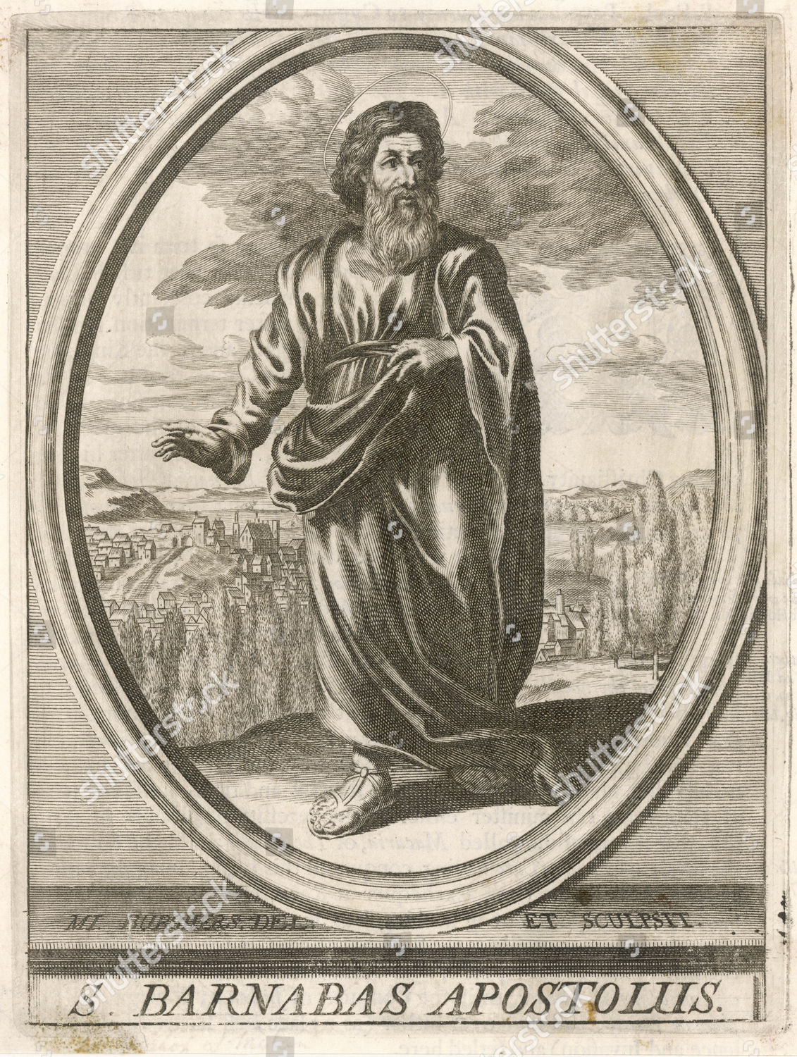 Saint Barnabas Apostle 1st Century Editorial Stock Photo Stock Image