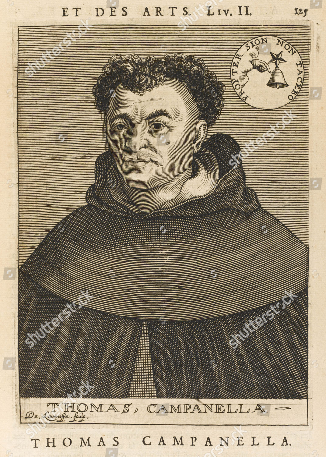 Tommaso Campanella Italian Scholar Philosopher Who Editorial Stock ...