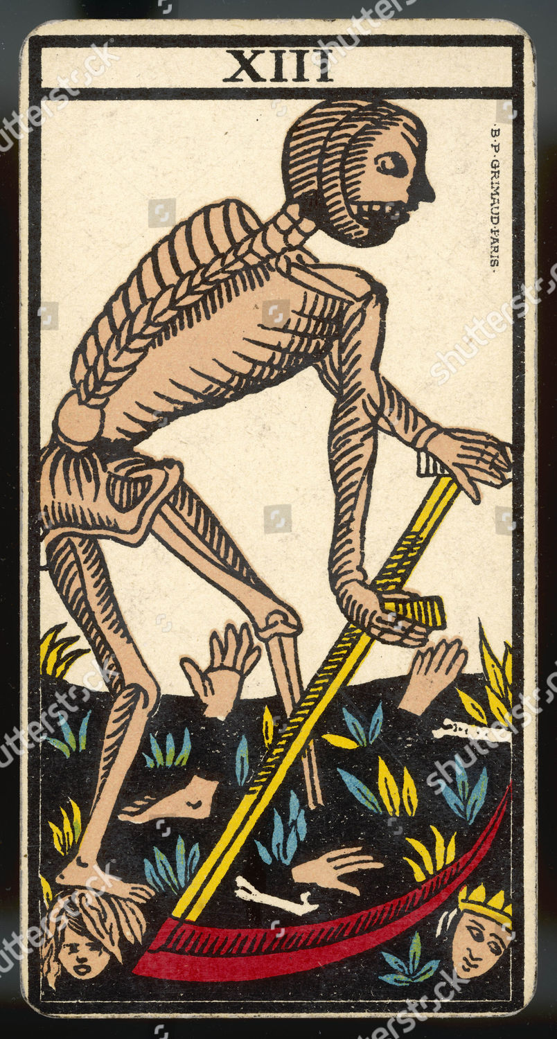 Tarot Card 13 La Mort Death Editorial Stock Photo - Stock Image |  Shutterstock Editorial