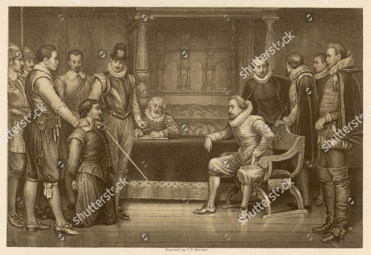 Guy Fawkes Interrogated By James His Editorial Stock Photo - Stock ...