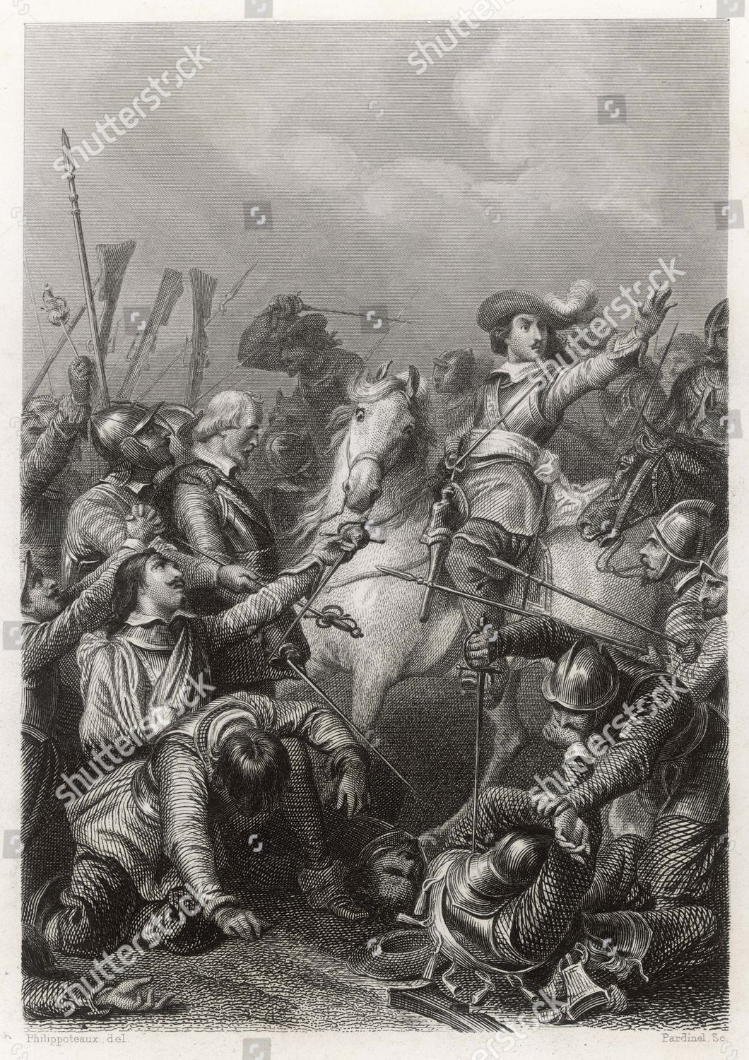 Battle Rocroi Louis Ii Conde Great Editorial Stock Photo - Stock Image ...