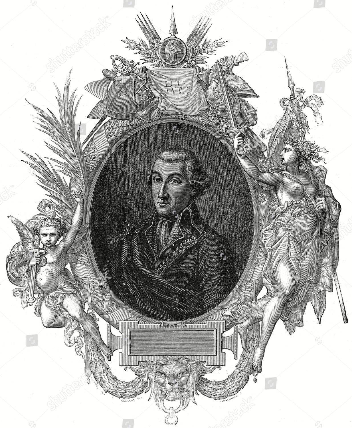 Jean Baptiste Camille Canclaux French Military Editorial Stock Photo