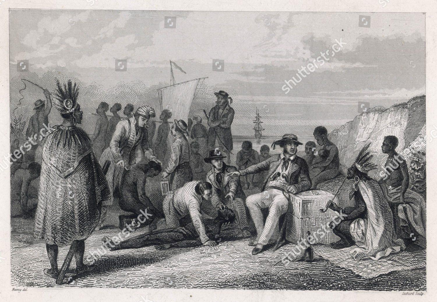 East Africa Trading Slaves Zanzibar Circa Editorial Stock Photo - Stock ...