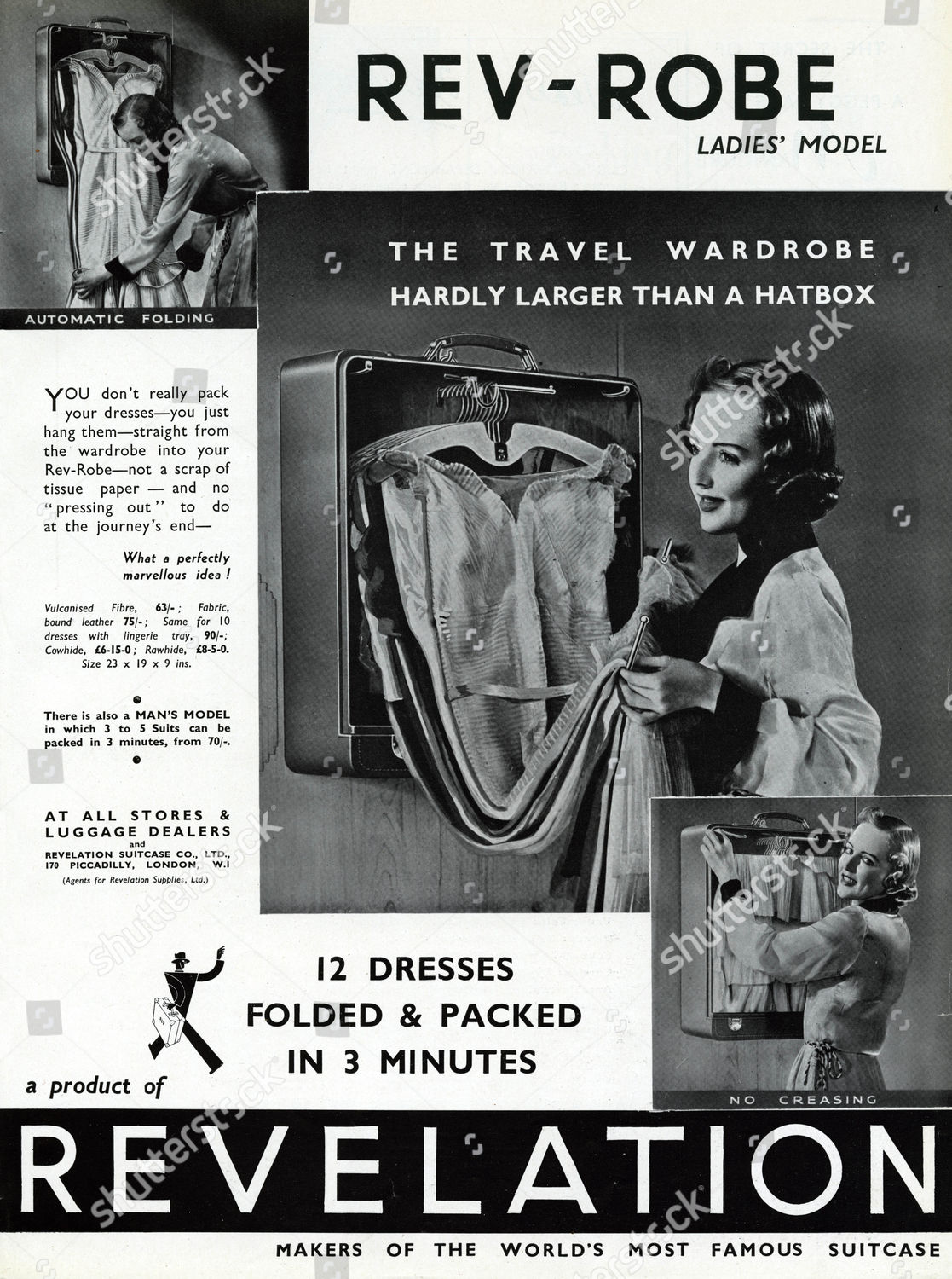 rev robe suitcase