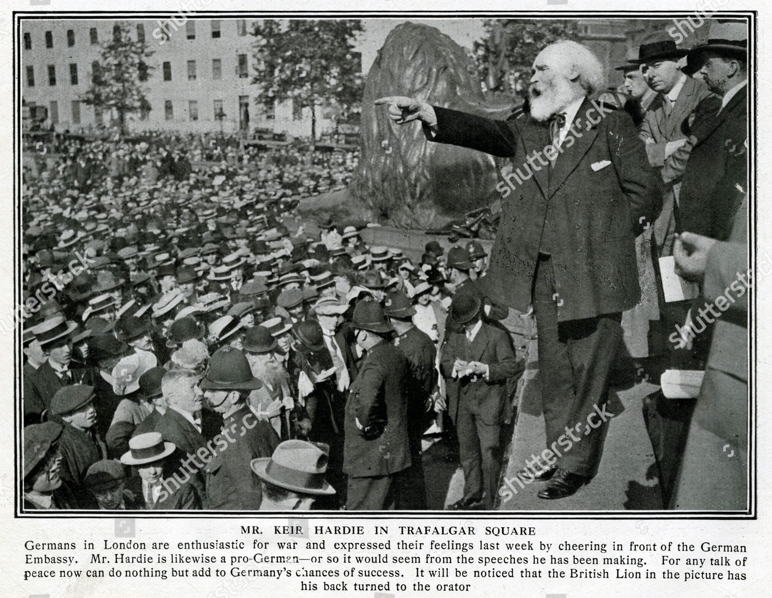 James Keir Hardie 18561915 Scottish Socialist Editorial Stock Photo ...