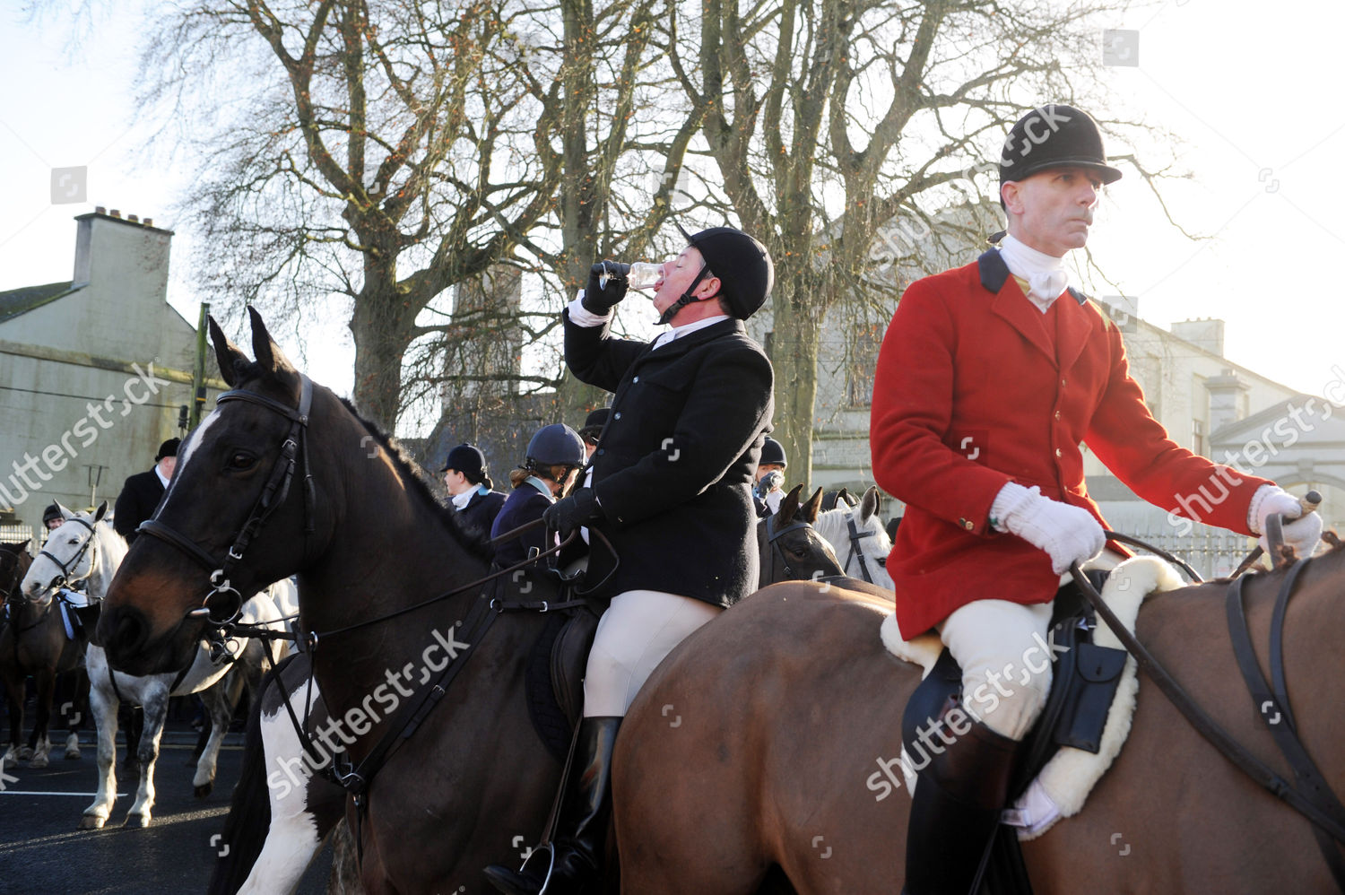 Members Meath Hunt On Horseback During Editorial Stock Photo Stock