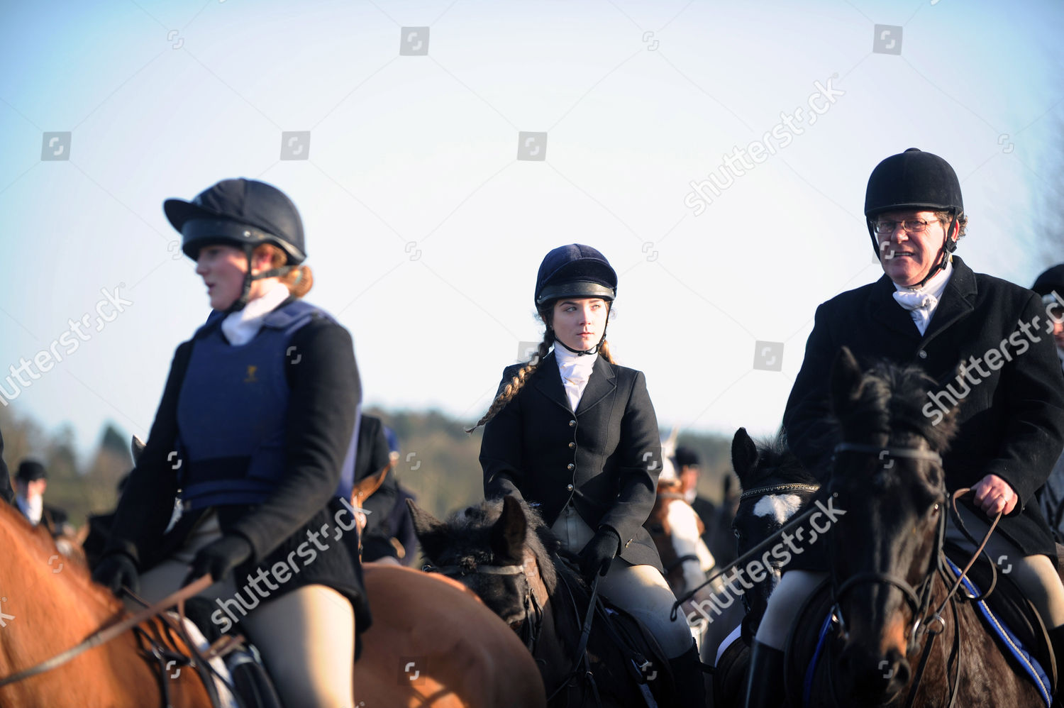 Members Meath Hunt On Horseback During Editorial Stock Photo Stock
