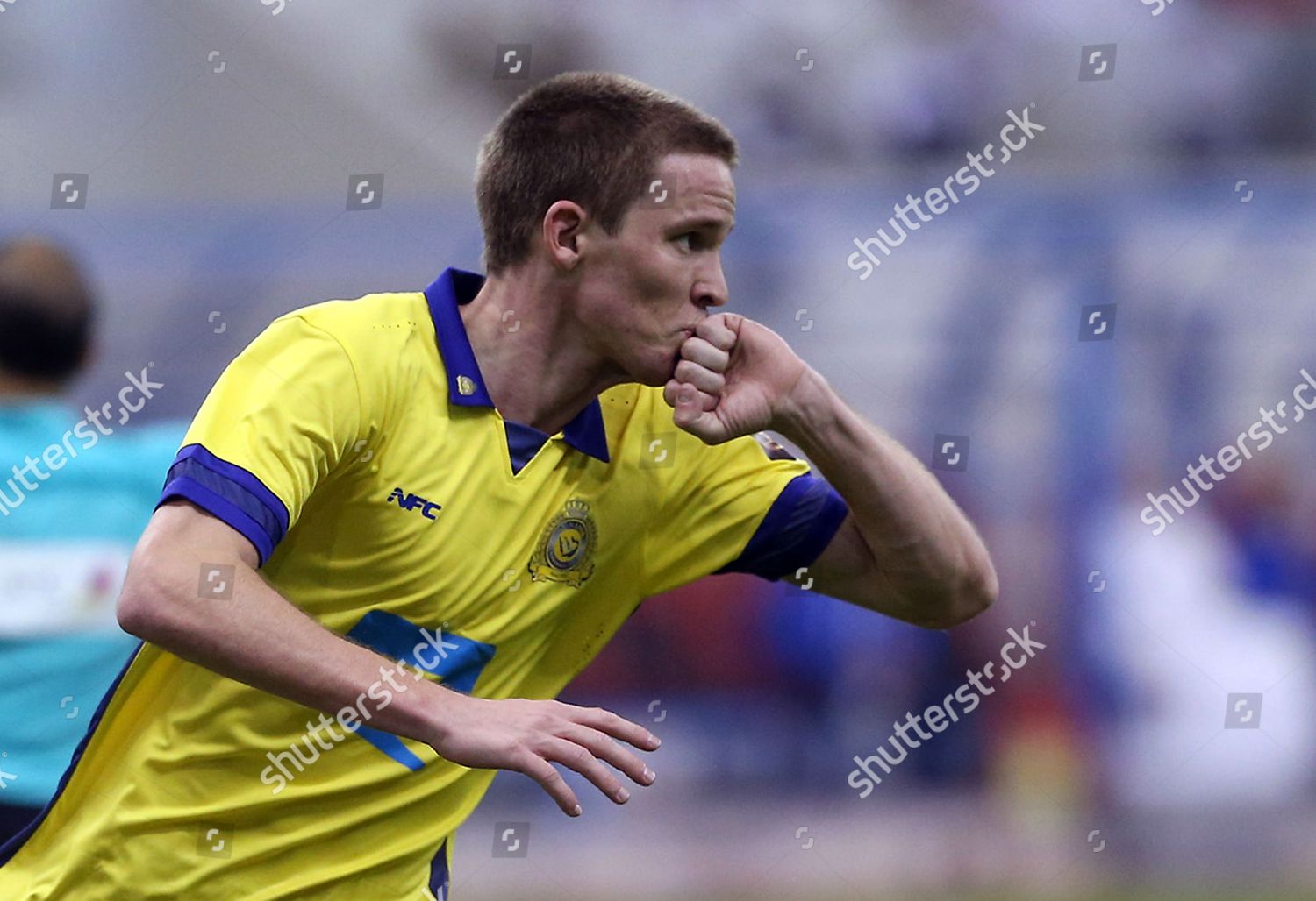 Alnassr Player Marin Tomasov Celebrates After Editorial Stock Photo ...