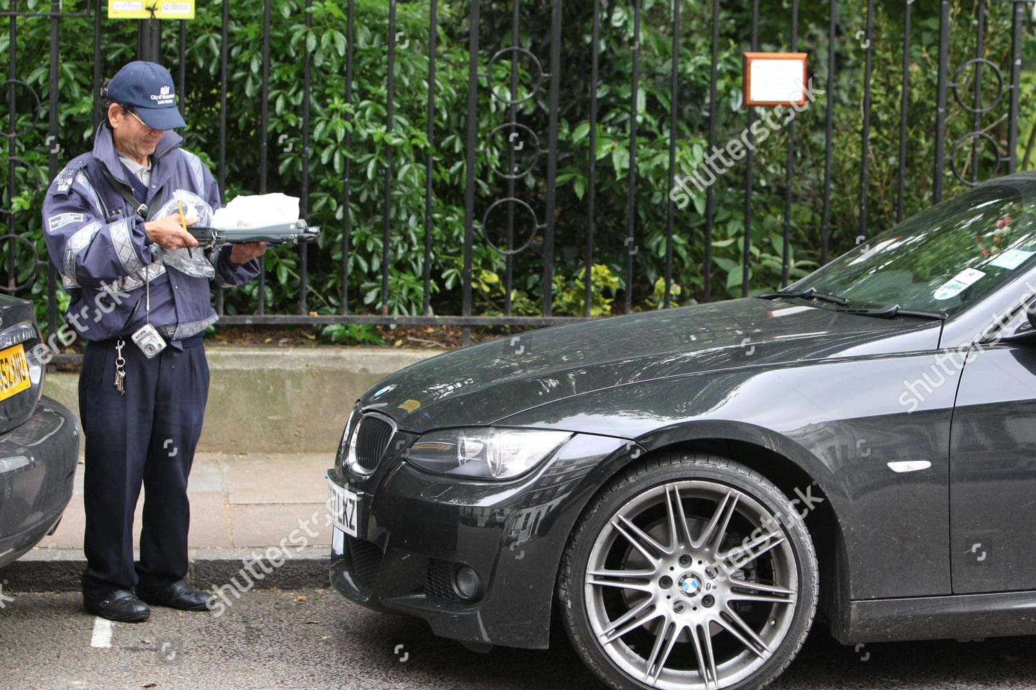 Lily Allens Car Gets Ticket Editorial Stock Photo Stock Image