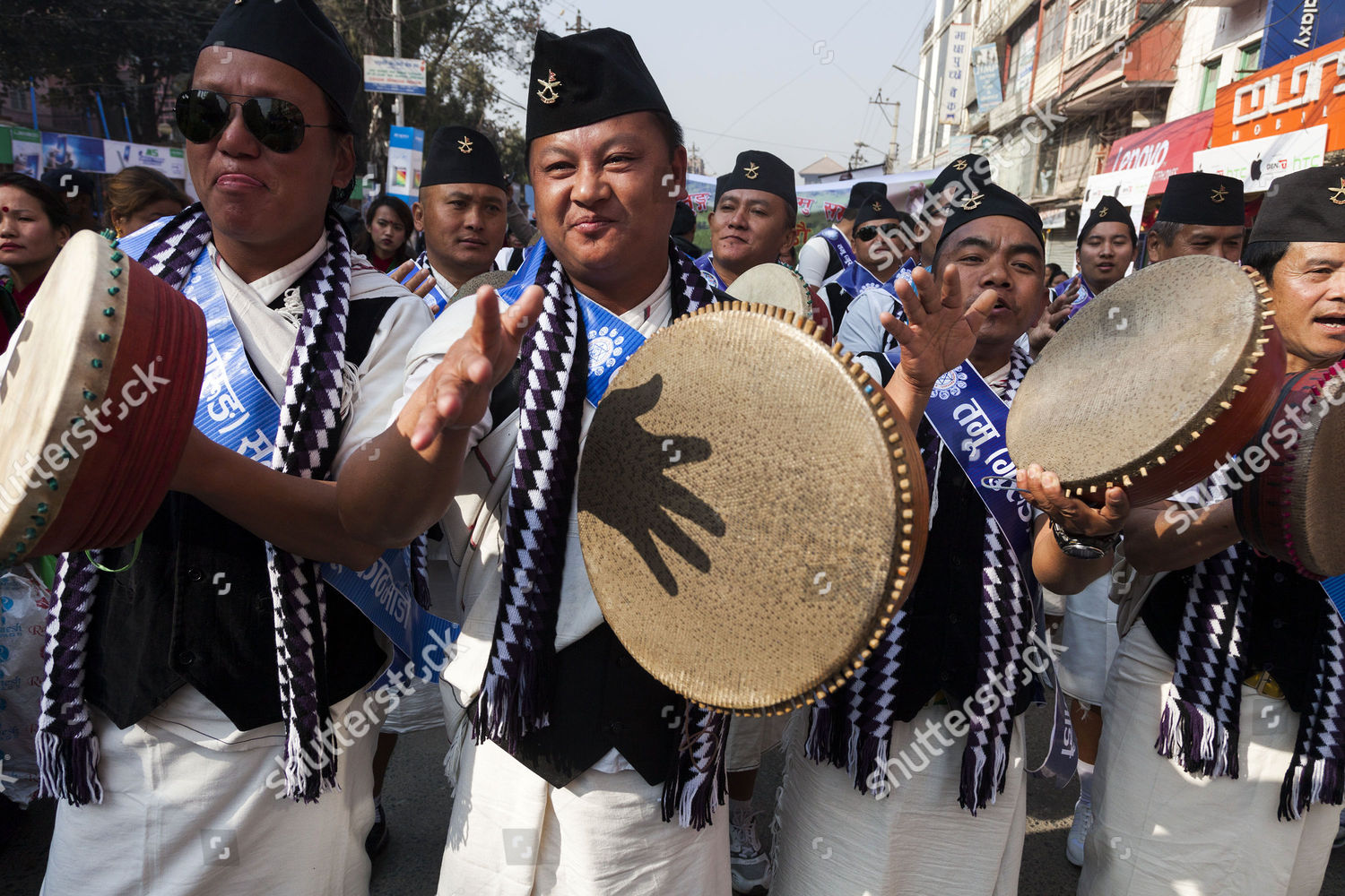 Group Nepalese Men Indigenous Gurung Community Editorial Stock Photo ...