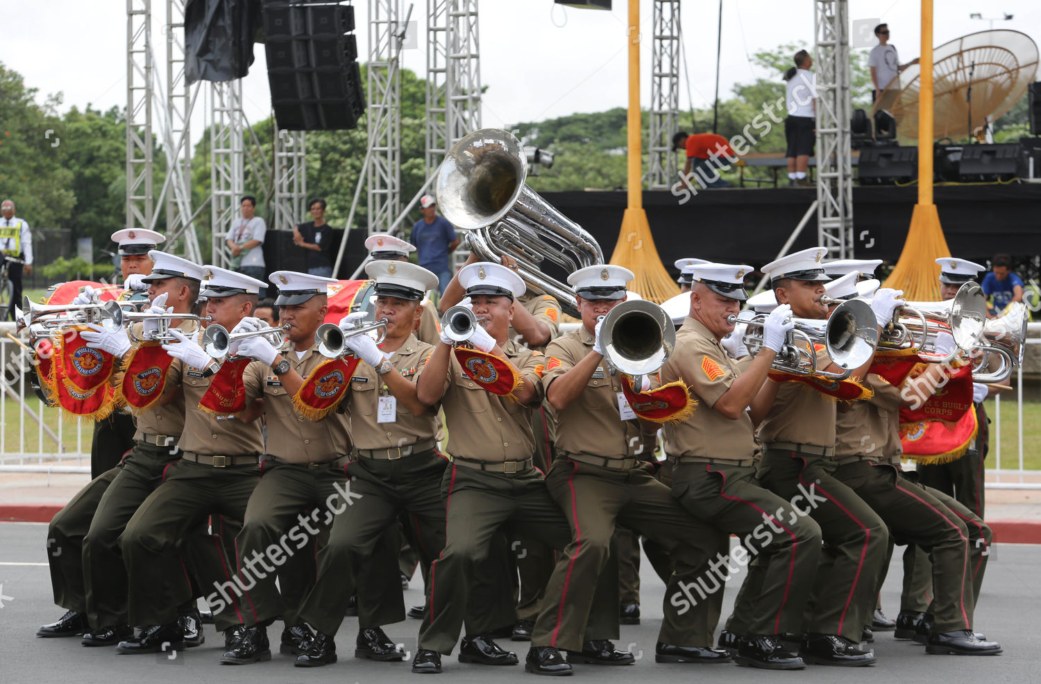 Soldiers Philippine Marines Drum Bugle Corps Editorial Stock Photo Stock Image Shutterstock