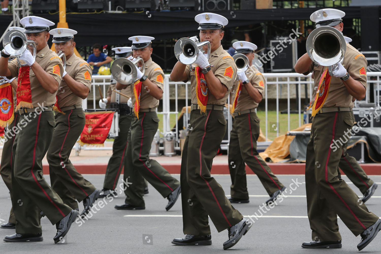 Soldiers Philippine Marines Drum Bugle Corps Editorial Stock Photo Stock Image Shutterstock