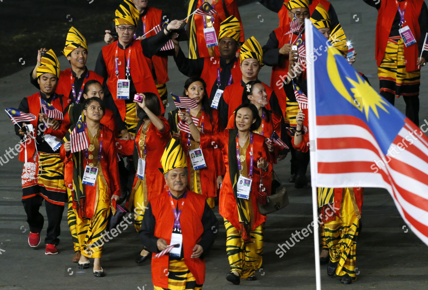 Members Malaysian Team Inside Olympic Stadium Editorial Stock Photo Stock Image Shutterstock