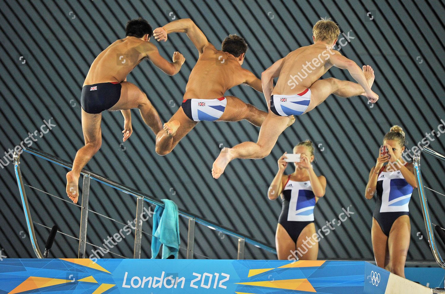 Male Members British Diving Team Left Editorial Stock Photo - Stock ...