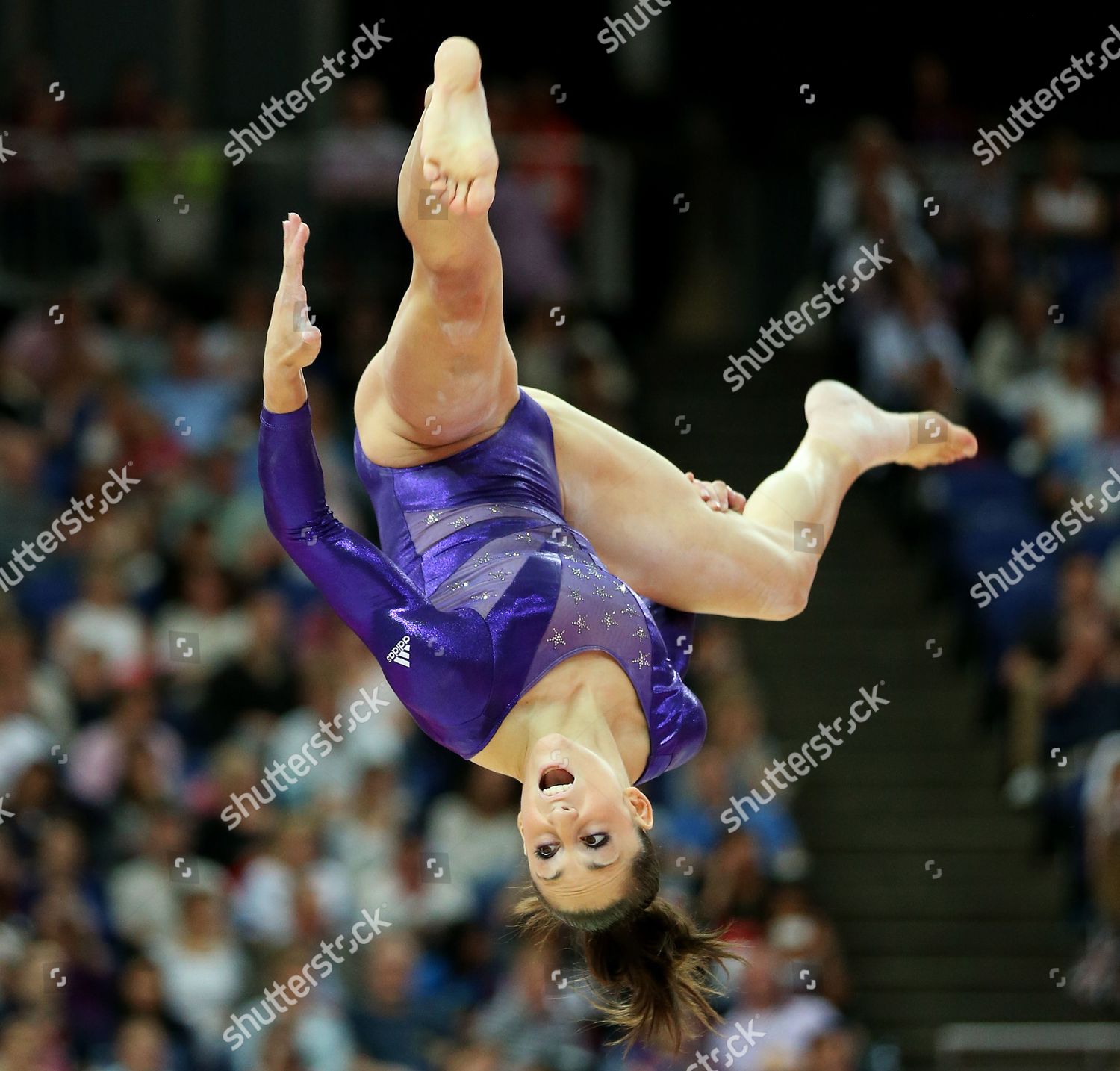 Jordyn Wieber Us On Beam During Editorial Stock Photo - Stock Image