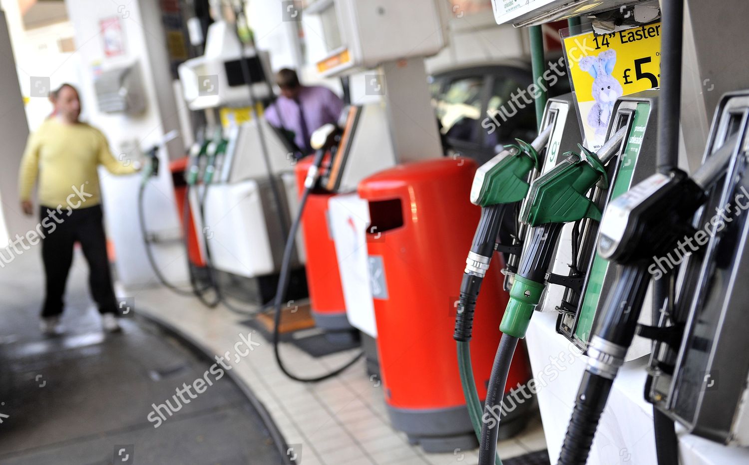 Customers Fill Their Tanks Petrol Station Editorial Stock Photo Stock