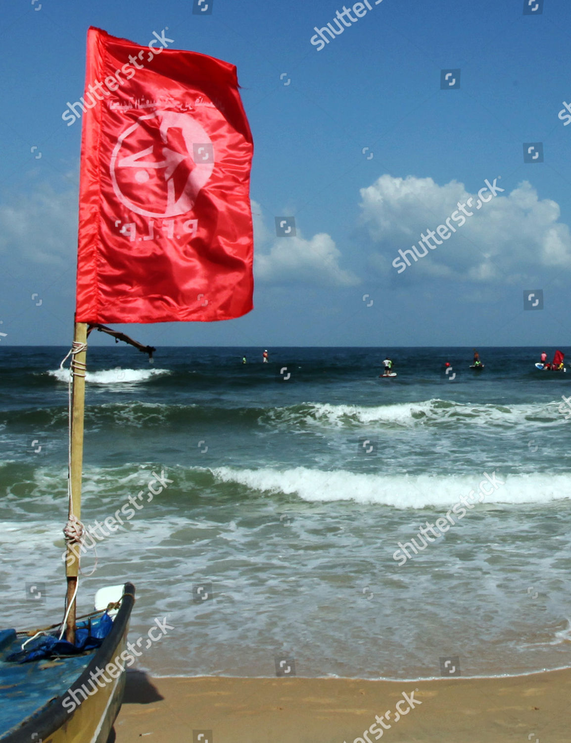 Flag Popular Front Liberation Palestine Pflp Editorial Stock Photo