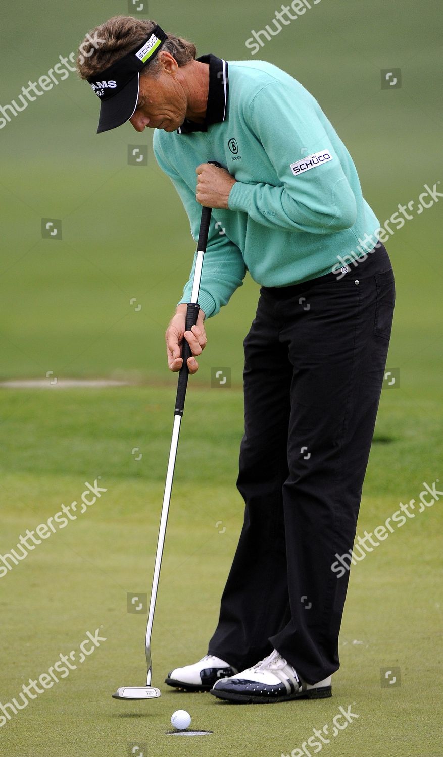 Bernhard Langer Germany Putts On Second Editorial Stock Photo - Stock ...