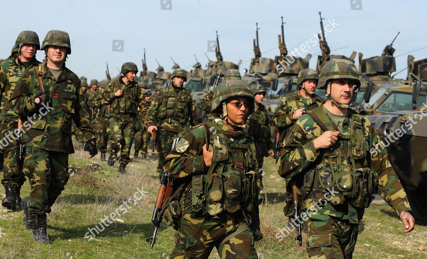 Macedonian Army Soldiers Seen During Military Editorial Stock Photo - Stock  Image | Shutterstock