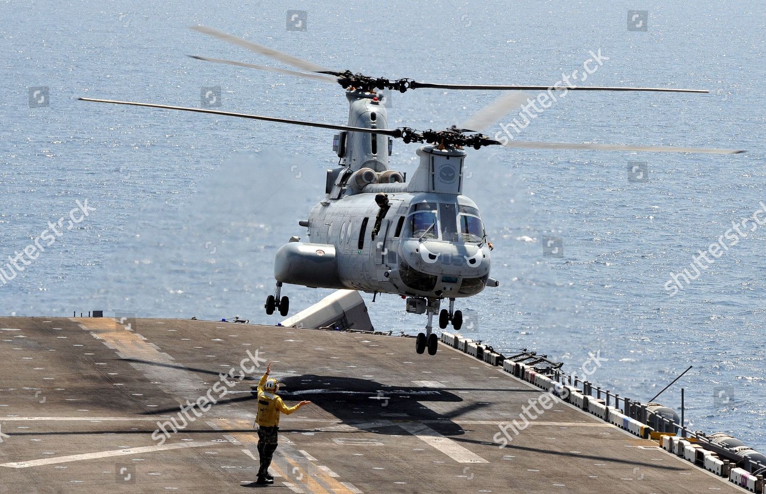 Us Navy Deck Crew Member On Editorial Stock Photo - Stock Image ...