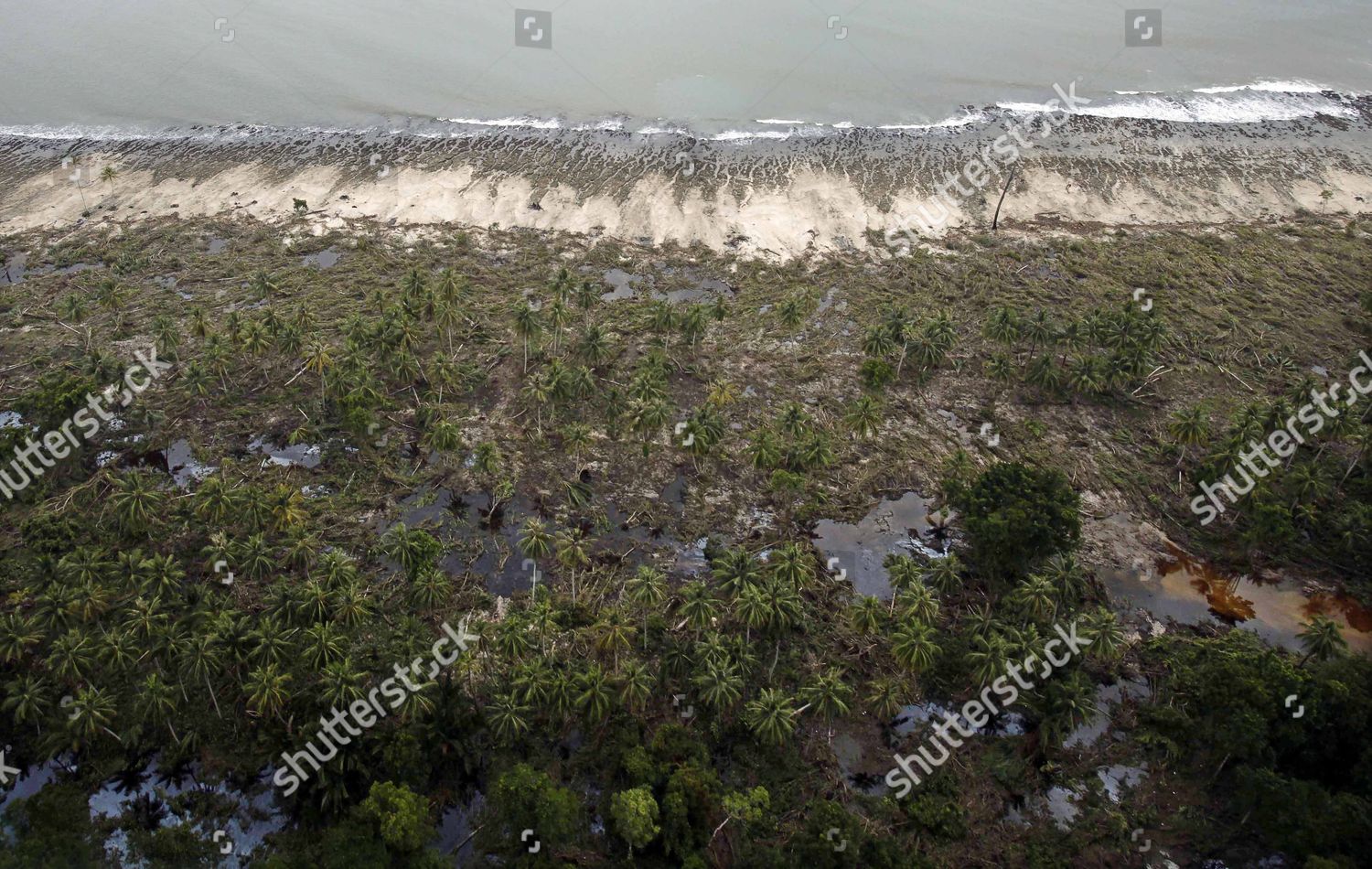 Aerial View Shows Devastated Area Two Days Editorial Stock Photo