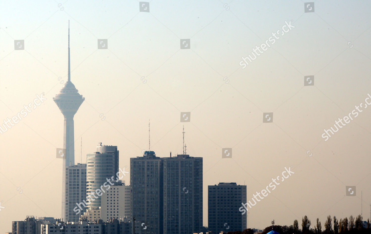 View Irans Capital City Tehran On Editorial Stock Photo - Stock Image