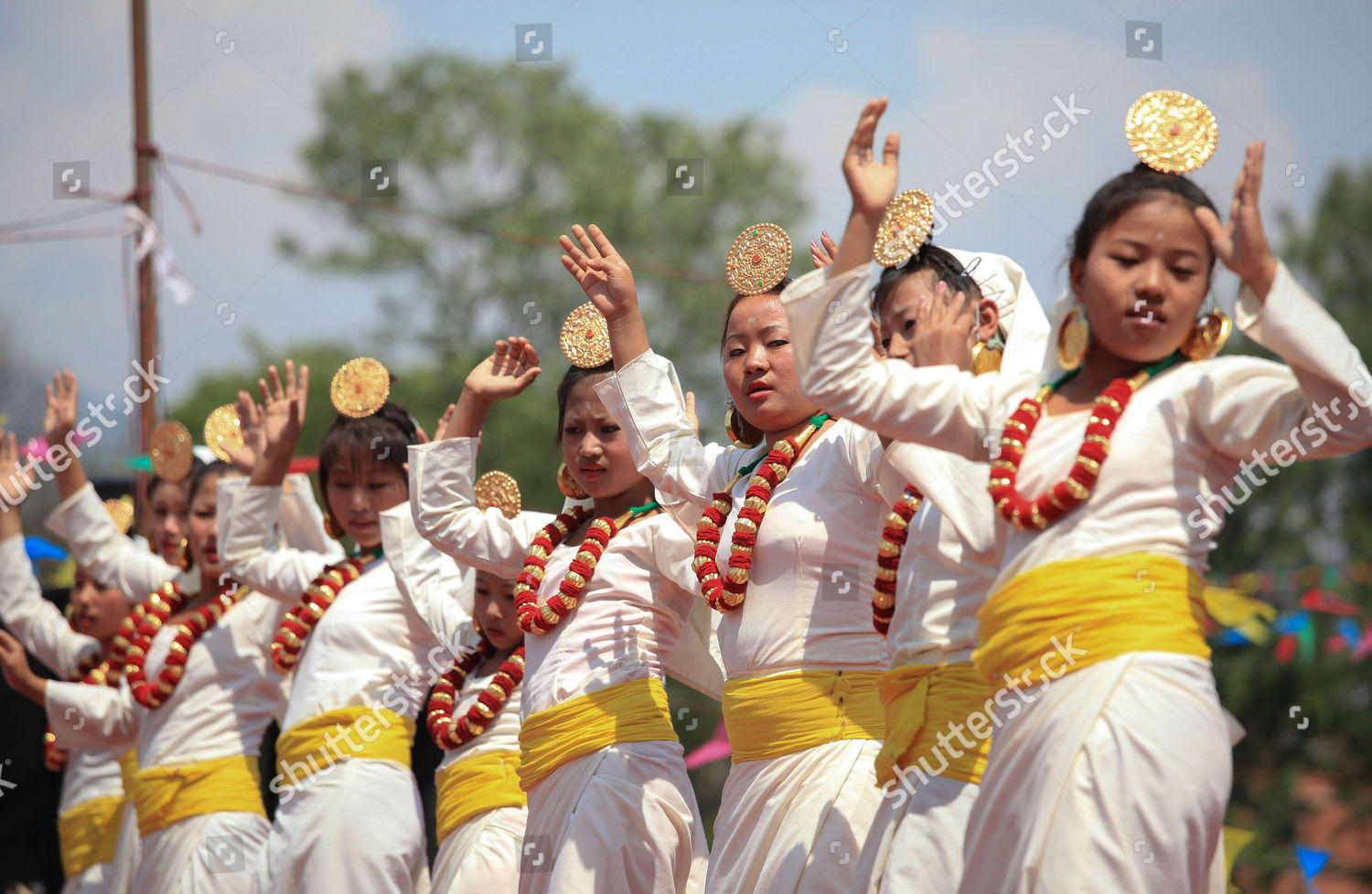 Nepalese Indigenous Kirat Tribe Women Wearing Editorial Stock Photo ...