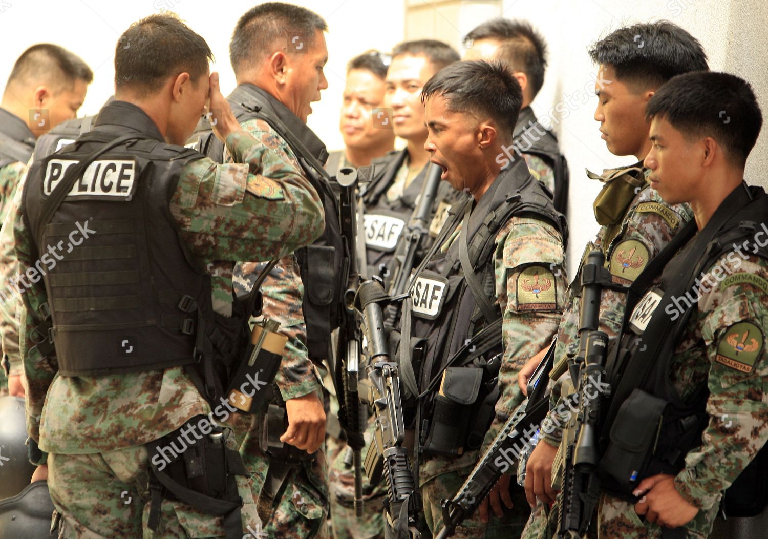 Philippine National Police Special Action Force Editorial Stock Photo ...