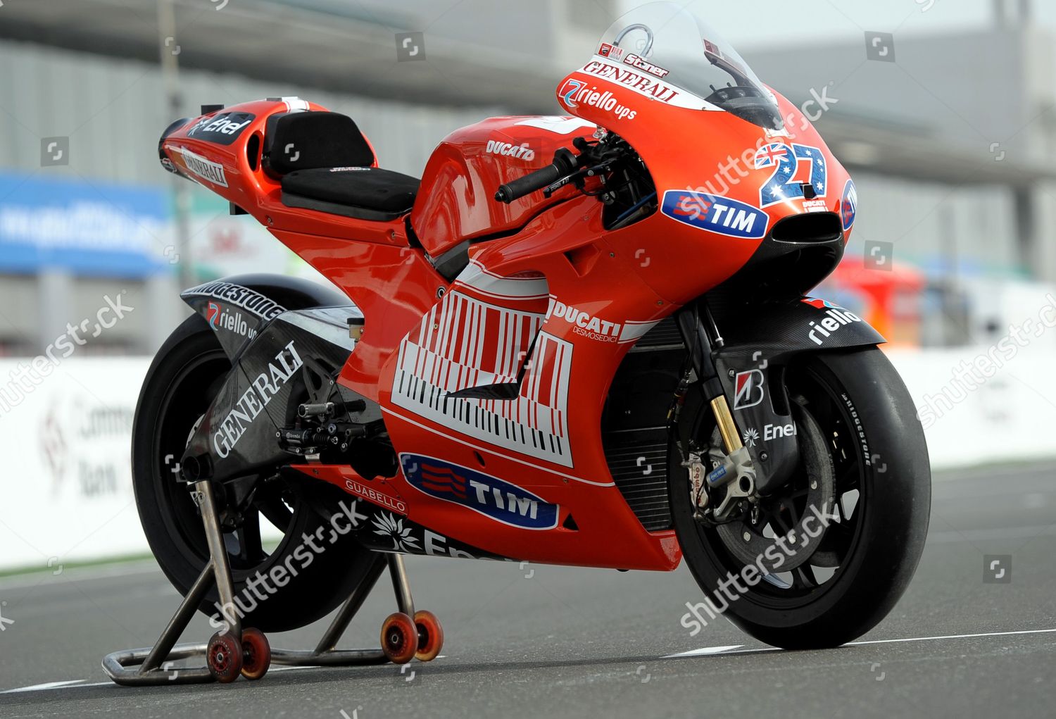 Casey Stoners Ducati Marlboro Team Motogp Editorial Stock Photo - Stock ...