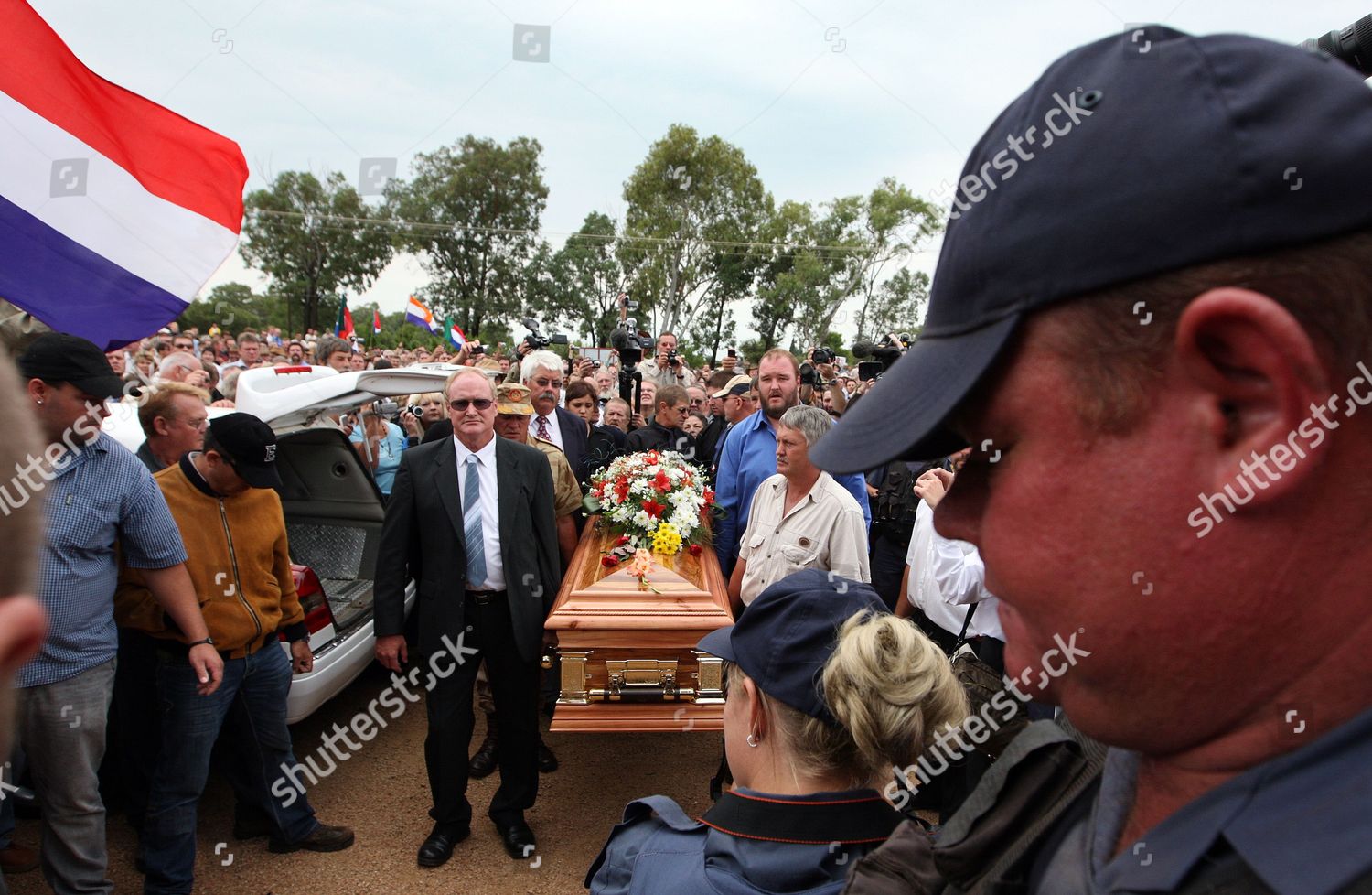 AWB leader Eugene Terreblanche's funeral in Ventersdorp, South Africa, in  pictures