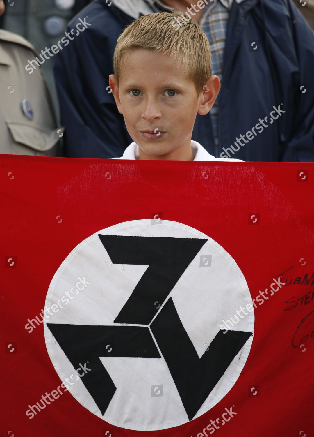 Young Awb Weerstandsbeweging Supporter Holds Flag Editorial Stock Photo -  Stock Image