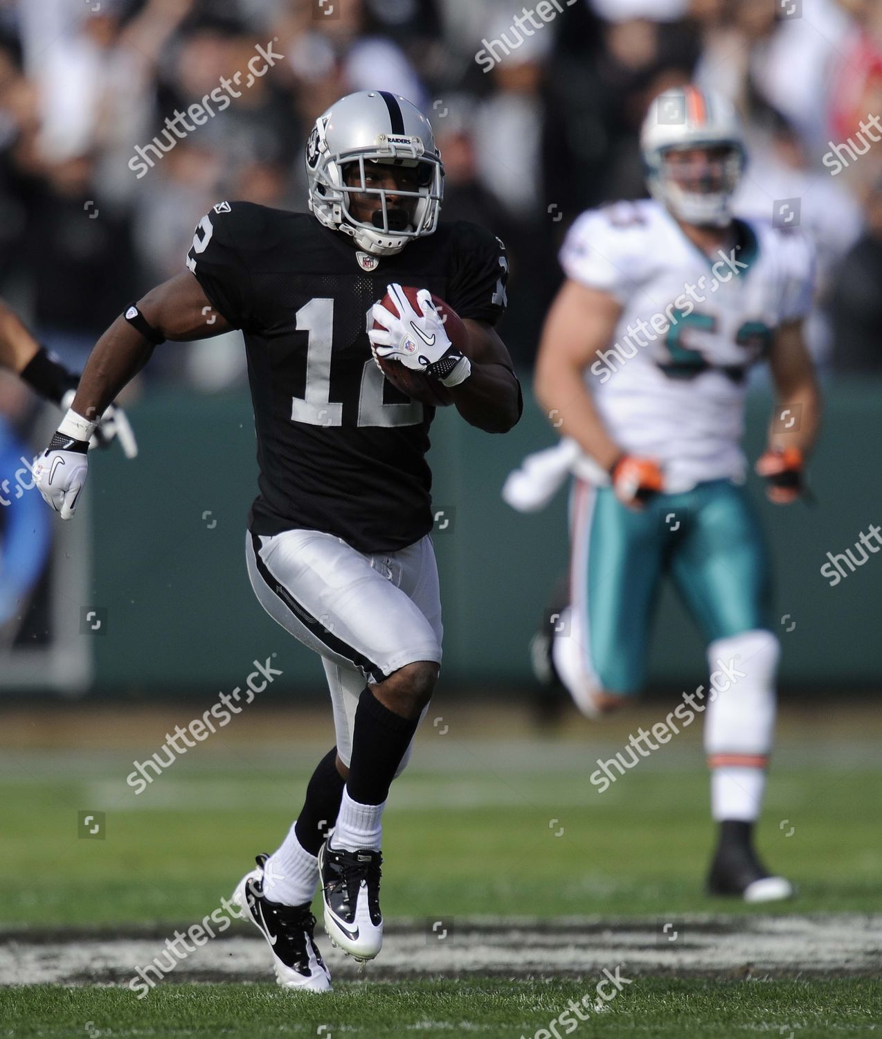 Oakland Raiders Kick Return Jacoby Ford Editorial Stock Photo - Stock ...