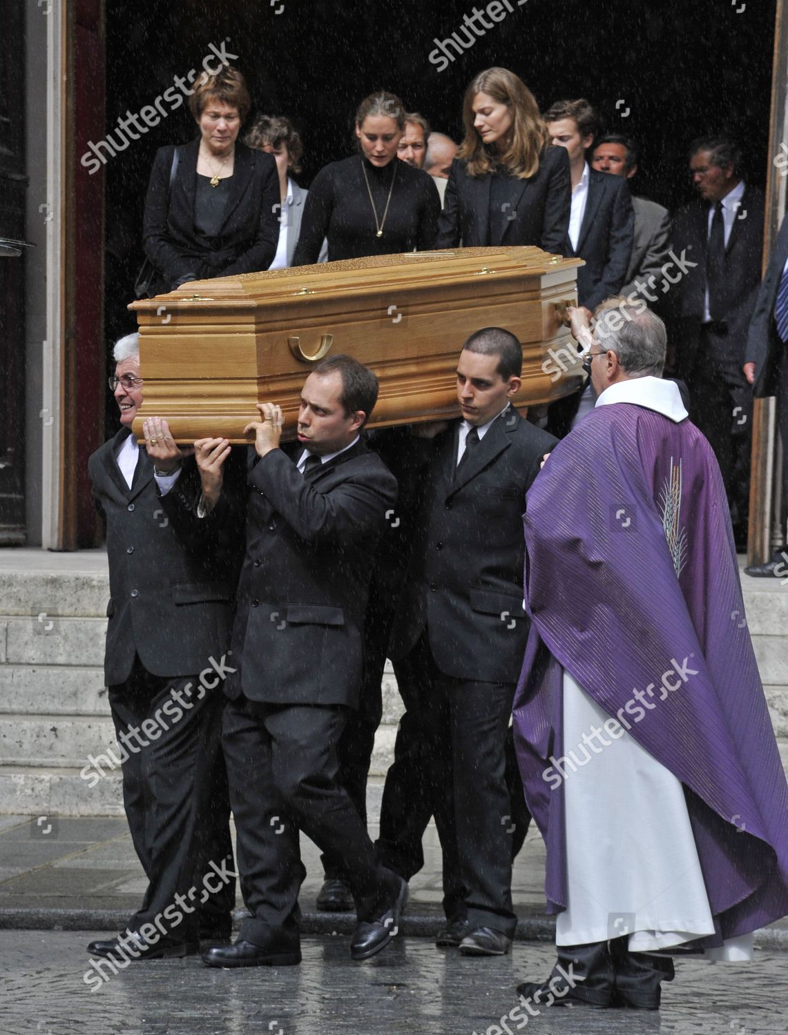 French Actor Bruno Cremers Widow Chantal Editorial Stock Photo - Stock ...