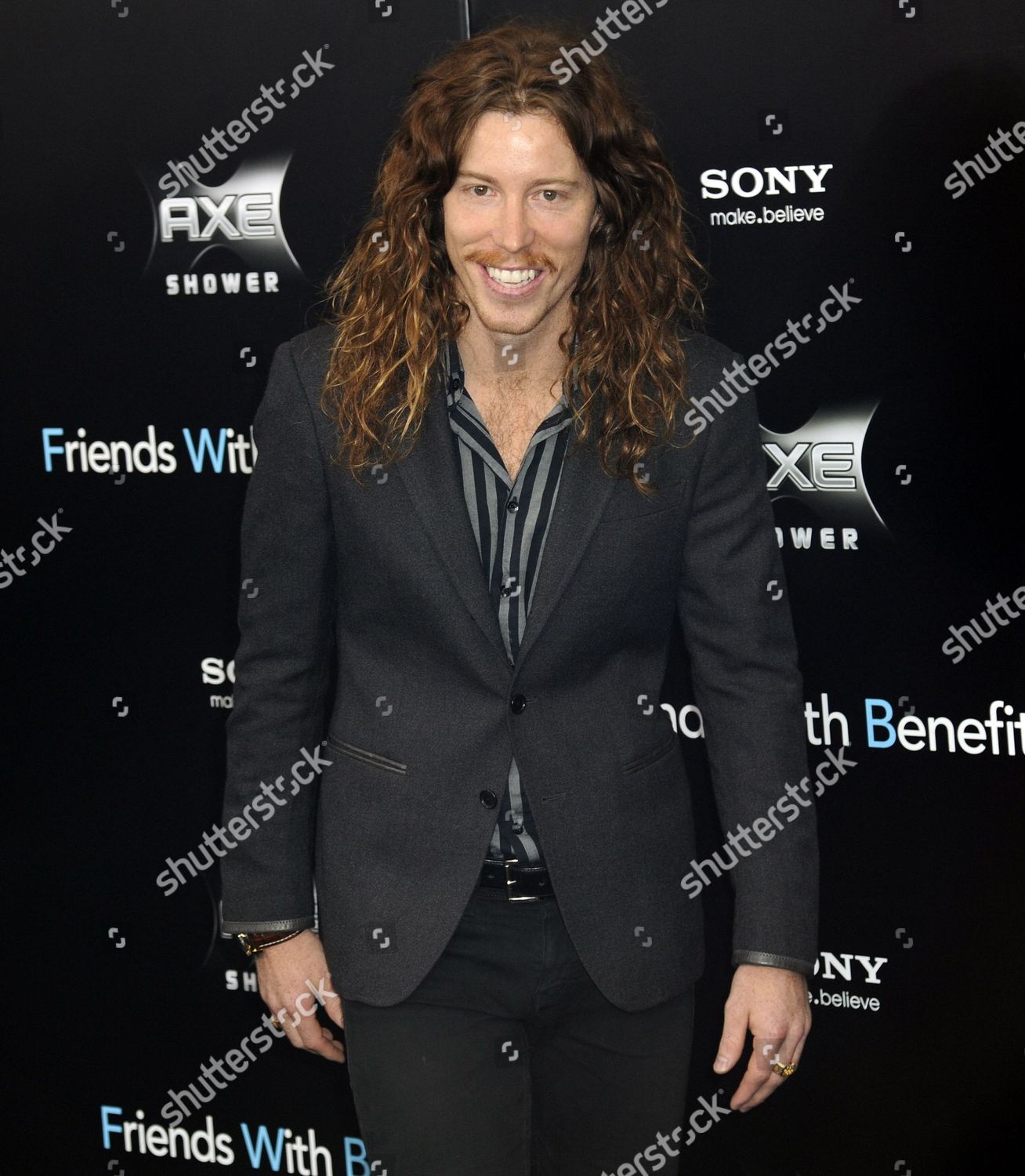 Us Snowboarder Shaun White Arrives Friends Benefits Editorial