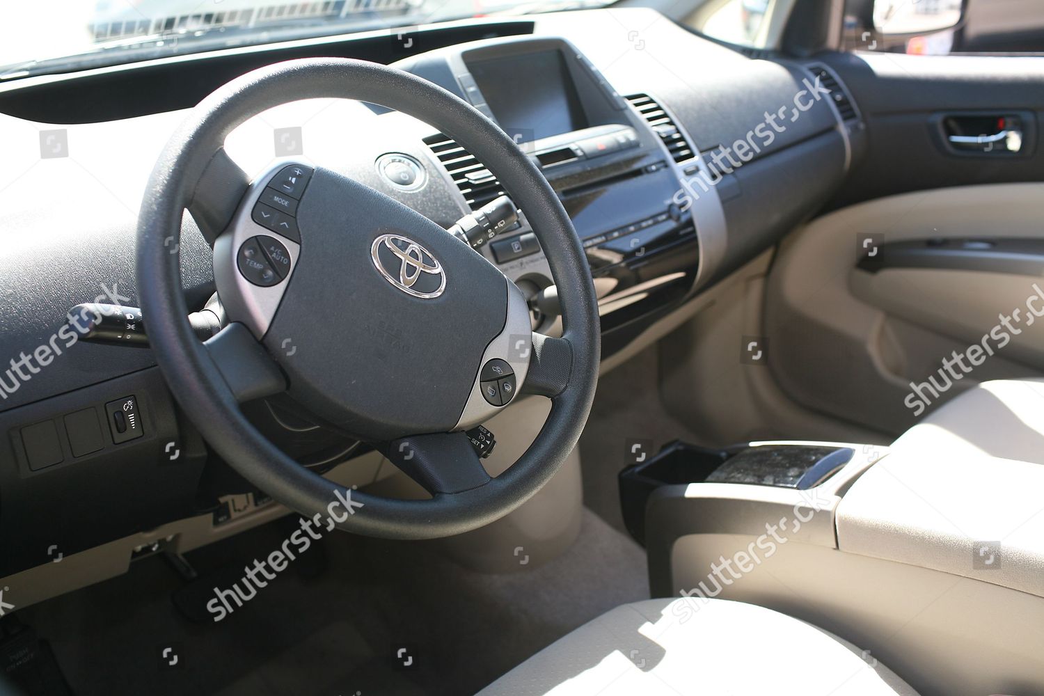 Interior Toyota Prius Displayed Media Toyota Press Editorial